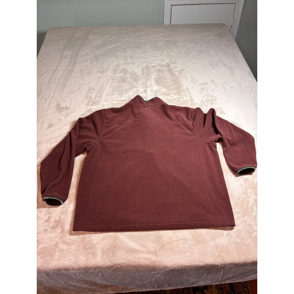 Carhartt Dalton Half Zip Fleece Pullover Mens 2XL Dark Red Gorpcore Utility